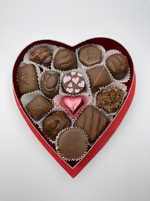 Milk, Medium Chocolate Boxed Heart