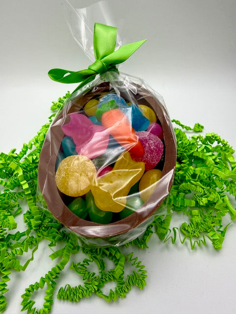 Milk Shell with Assorted Easter Candy