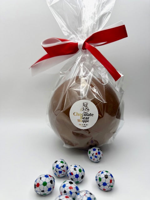 Large Chocolate Soccer Ball, Milk