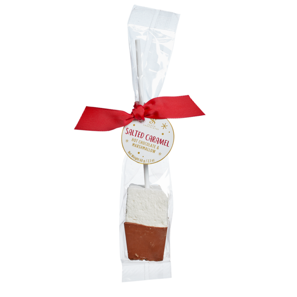 Salted Caramel, Hot Milk Chocolate Marshmallow Stir Stick