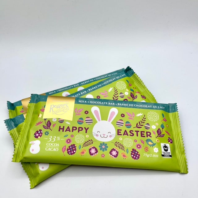 Rogers' Milk Happy Easter Chocolate Bar