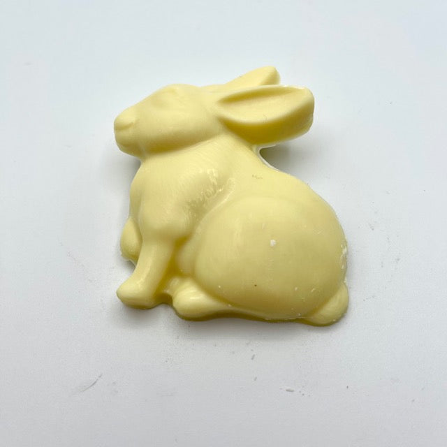 White Sitting Hare