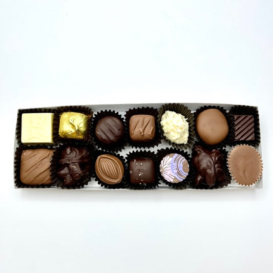 1/2 pound box of assorted chocolates