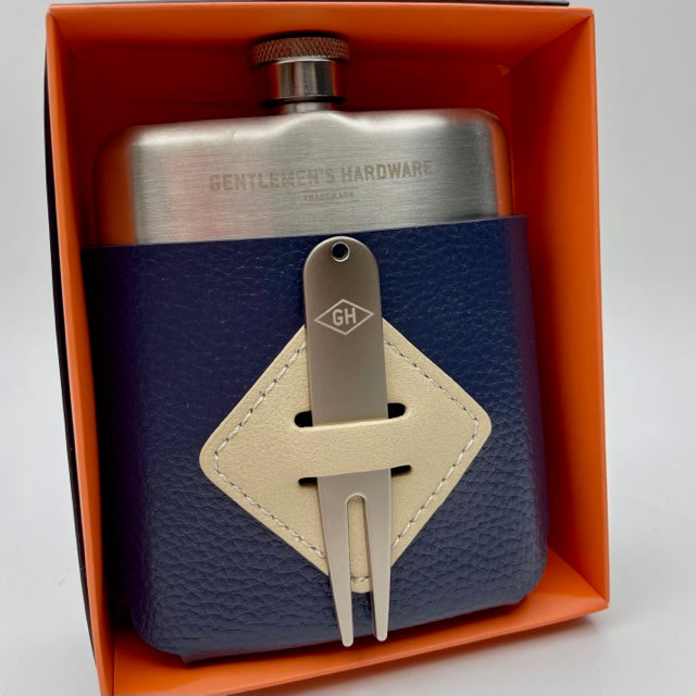 Golfer's Hip Flask & Divot Tool