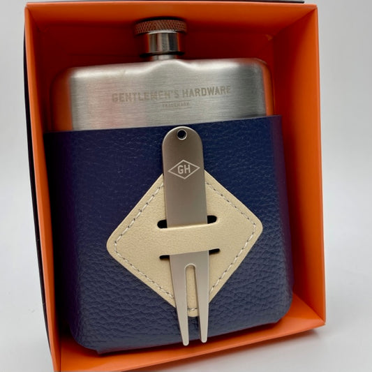 Golfer's Hip Flask & Divot Tool