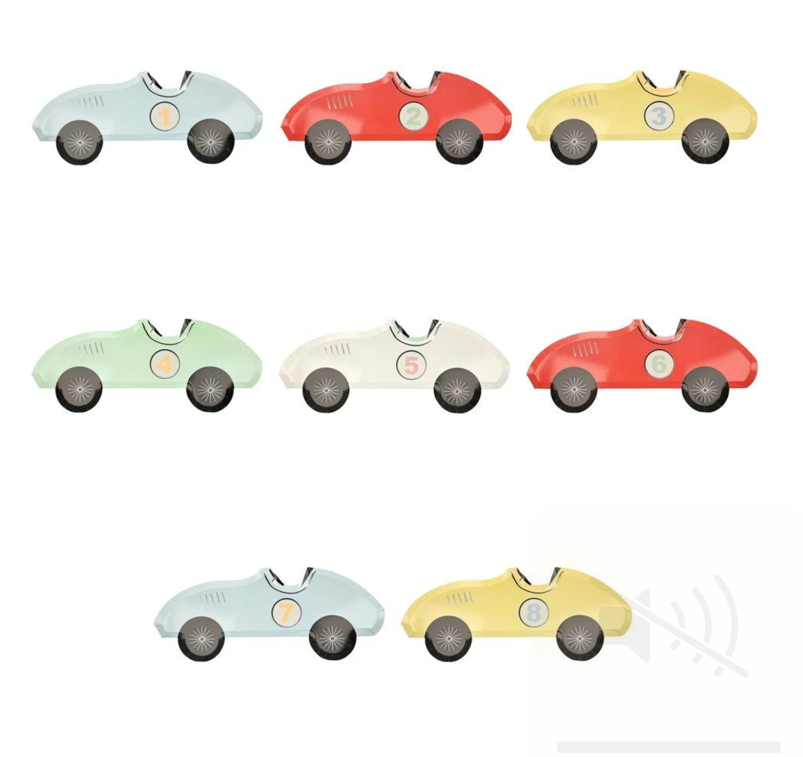 Race Car Plates
