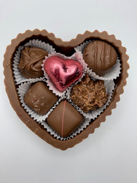 Milk Chocolate Heart with Assorted Milk Chocolates