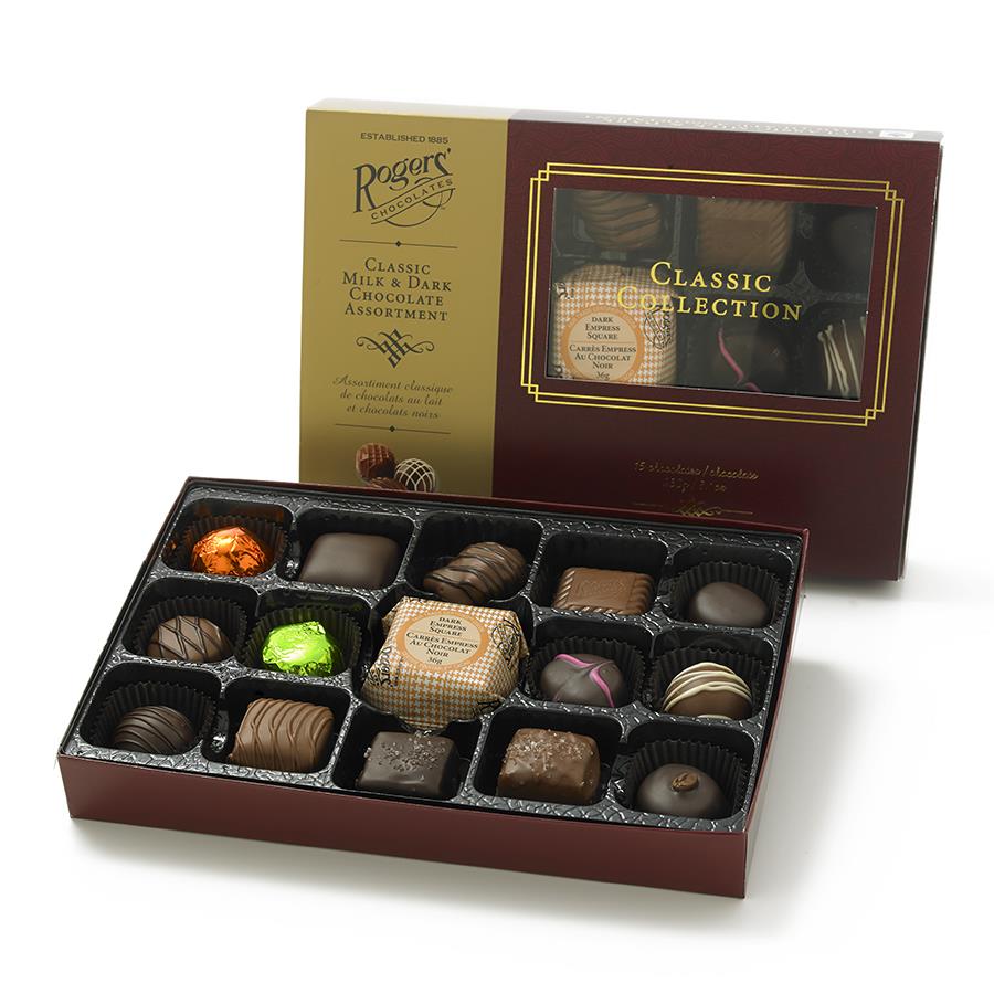 Classic Collection - 15 pc Milk and Dark Chocolates