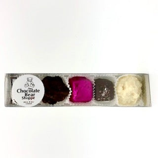 Milk, Dark and White 5-Piece Boxed Assorted Chocolates