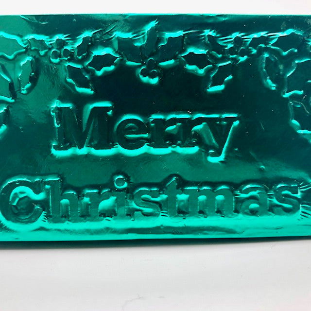 Milk, Foiled Chocolate Merry Christmas Plaque