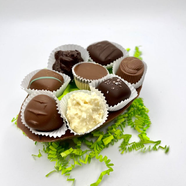 Milk Shell with Assorted Chocolates