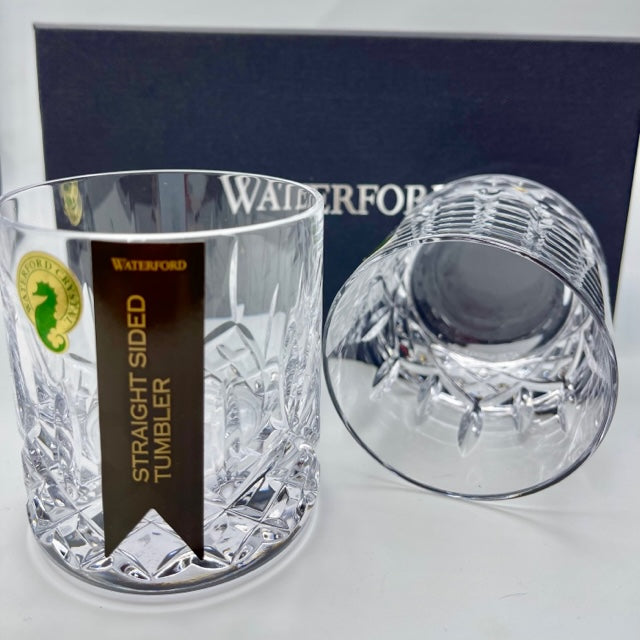 Waterford Lismore Connoisseur Straight Sided Tumbler, Pair