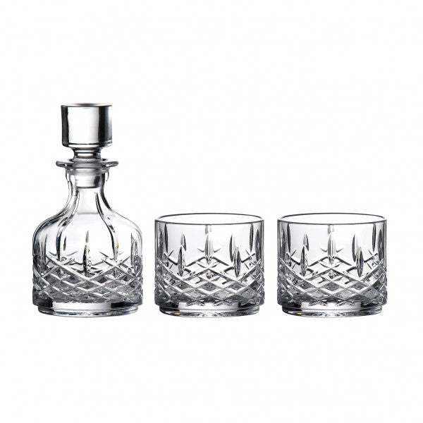 Markham Stacking Decanter & Tumblers Set of 2, Waterford